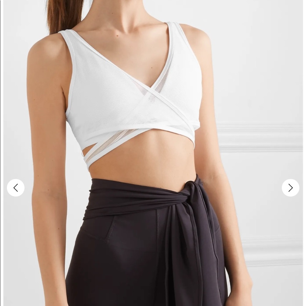 ISO Nike Air Mesh & Dri-fit wrap stretch bra